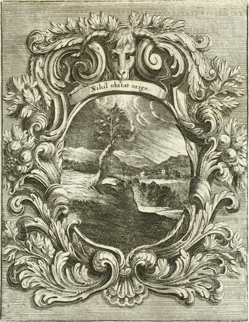 An illustration from Innocentia vindicata : in qua gravissimis argumentis ex S. Thoma petitis ostenditur, angelicum doctorem pro immaculato conceptu Deiparae sensisse & scripsisse ..., 1698, leaf 172