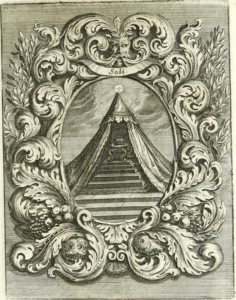 An illustration from Innocentia vindicata : in qua gravissimis argumentis ex S. Thoma petitis ostenditur, angelicum doctorem pro immaculato conceptu Deiparae sensisse & scripsisse ..., 1698, leaf 182