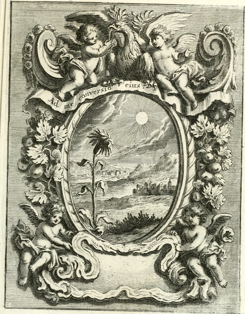 An illustration from Innocentia vindicata : in qua gravissimis argumentis ex S. Thoma petitis ostenditur, angelicum doctorem pro immaculato conceptu Deiparae sensisse & scripsisse ..., 1698, leaf 186