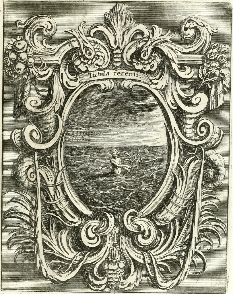 An illustration from Innocentia vindicata : in qua gravissimis argumentis ex S. Thoma petitis ostenditur, angelicum doctorem pro immaculato conceptu Deiparae sensisse & scripsisse ..., 1698, leaf 210