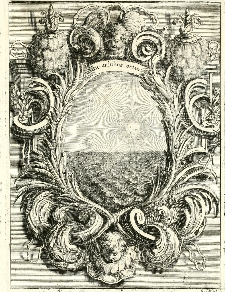 An illustration from Innocentia vindicata : in qua gravissimis argumentis ex S. Thoma petitis ostenditur, angelicum doctorem pro immaculato conceptu Deiparae sensisse & scripsisse ..., 1698, leaf 228