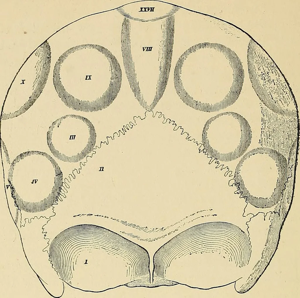An illustration from A vindication of phrenology, 1894, leaf 67