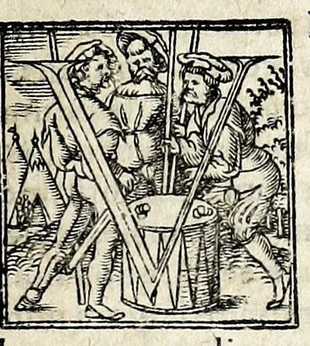 An illustration from Vindiciae contra tyrannos, sive, De principis in populum populique in principem legitima potestate, 1579, leaf 21