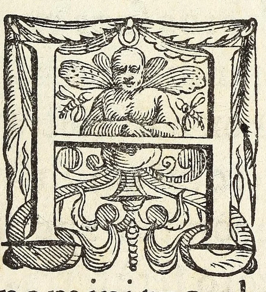 An illustration from Vinea Domini : cum breui descriptione sacramentor[um] et Paradisi, Limbi, Purgatorij, atq[ue] Inferni, à cathechismo catholicis q[ue] patribus excerpta, 1588, leaf 7