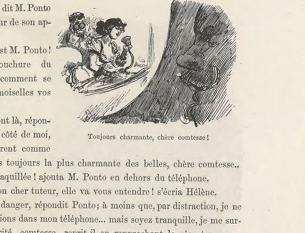 An illustration from Le vingtième siècle : texte et dessins, leaf 85