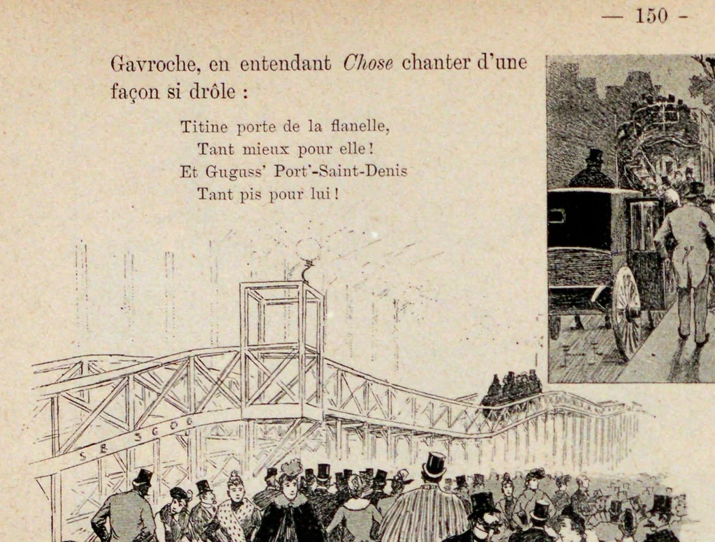 An illustration from Vingt jours à Paris pendant l'Exposition universelle, 1889, 1889, leaf 154