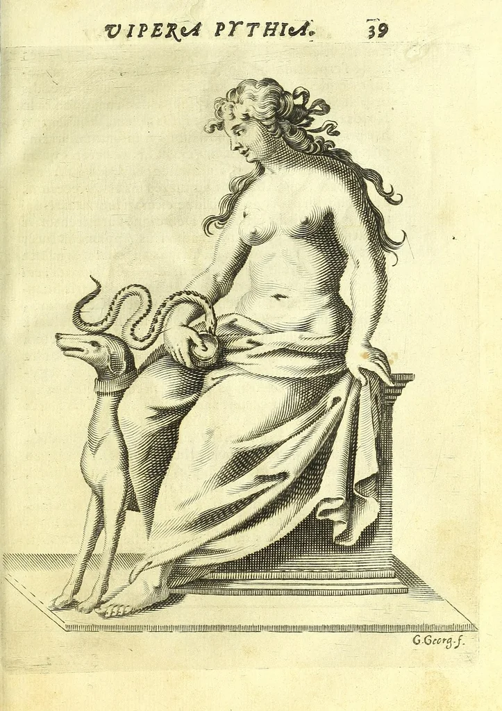 An illustration from Vipera Pythia :, 1651, leaf 63