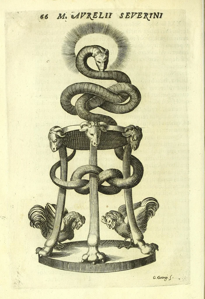 An illustration from Vipera Pythia :, 1651, leaf 90