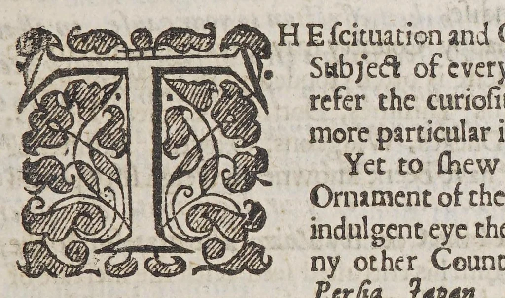 An illustration from Virginia: more especially the south part thereof, richly and truly valued: : viz. The fertile Carolana, and no lesse excellent Isle of Roanoak, of latitude from 31. to 37. degr. relating the meanes of raysing infinite profits to the adventurers and planters., 1650, leaf 15