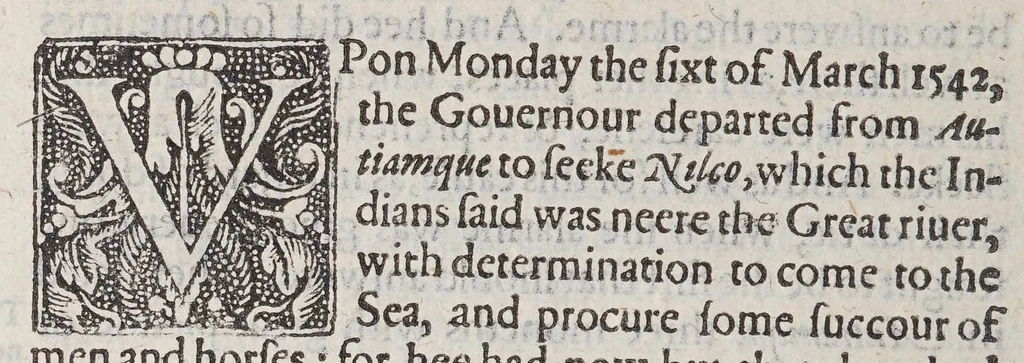 An illustration from Virginia richly valued, by the description of the maine land of Florida, her next neighbour: out of the foure yeeres continuall trauell and discouerie ... of don Ferdinando de Soto ..., 1609, leaf 132