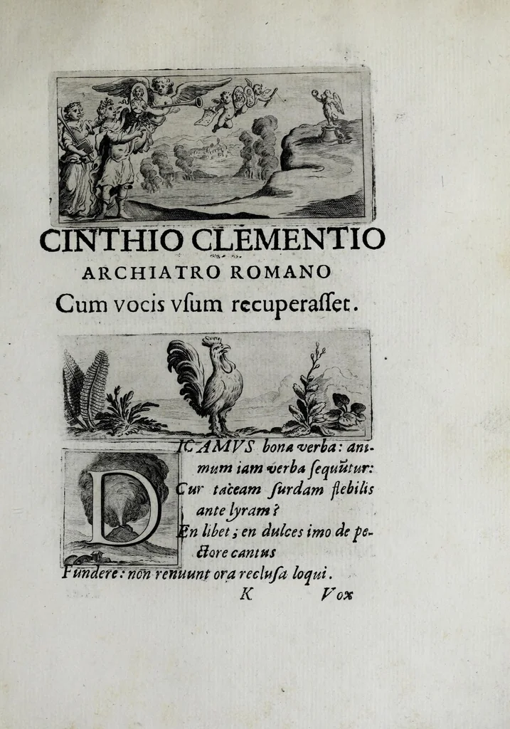 An illustration from Virginii Caesarini Carmina, 1658, leaf 119