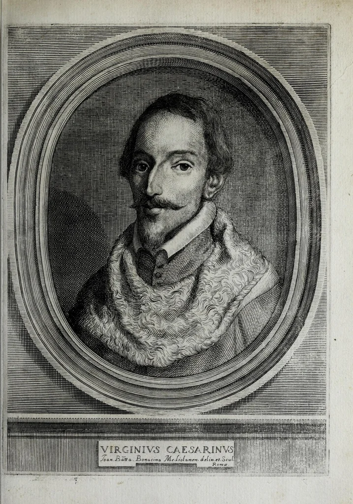 An illustration from Virginii Caesarini Carmina, 1658, leaf 21