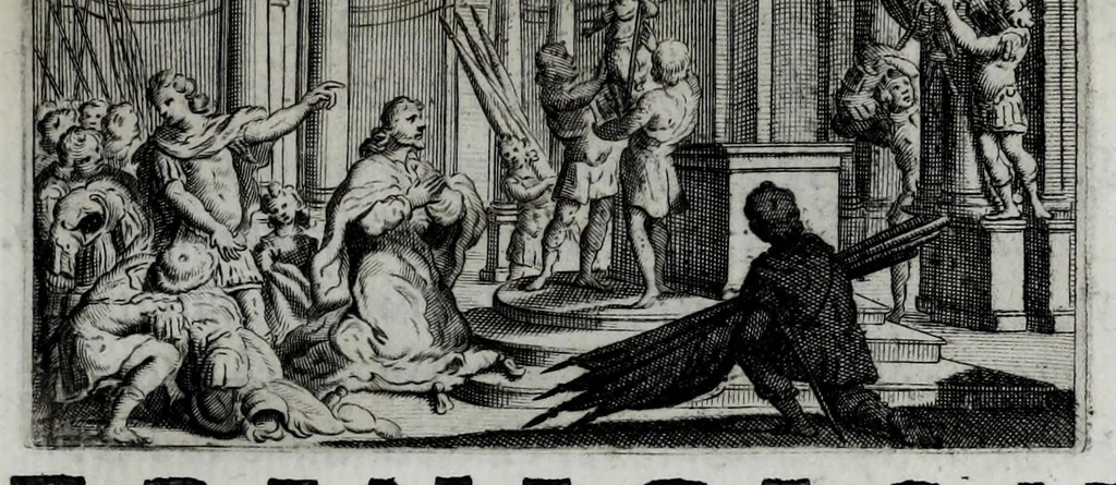 An illustration from Virginii Caesarini Carmina, 1658, leaf 39