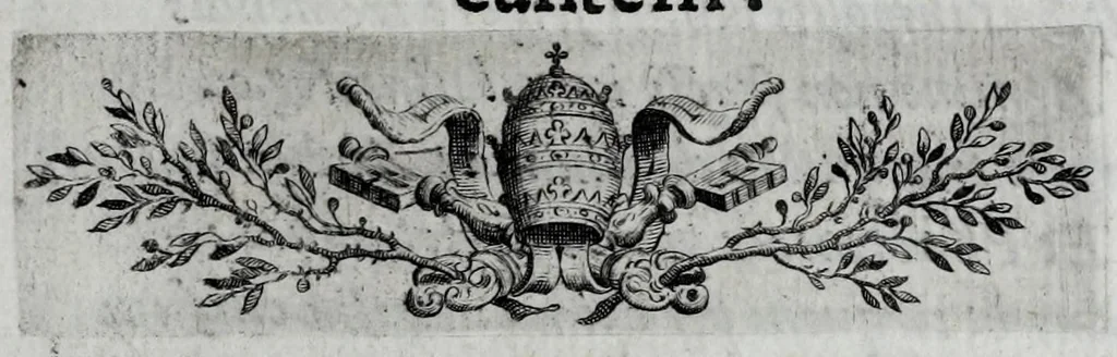 An illustration from Virginii Caesarini Carmina, 1658, leaf 49