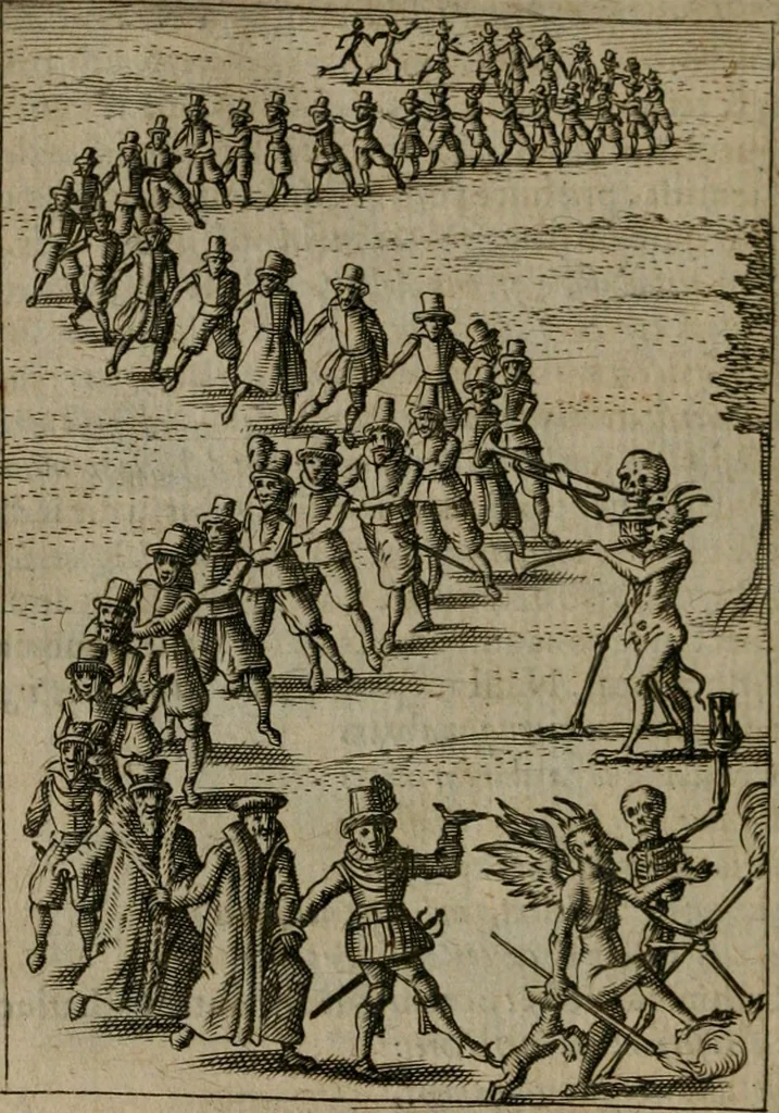 An illustration from Viridarium hieroglyphico-morale : in quo virtutes et vitia, atque mores huius aeui secundum tres ordines hierarchicos, ecclesiasticum, politicum, oeconomicum, per definitiones, distributiones, causas, adfectiones, adiuncta, effecta &c. piè, prudenter, dextrè ac variè explicantur, & non tantum dictis, & exemplis historiarum veterum ac recentium, ex sacris scripturis, sanctis patribus, seu Dd. ecclesiae, poetis, philosophis, historicis cum Christianorum tum gentilium, sed etiam artificiosissimis eiconibus hieroglyphicis illustrantur : opusculum novum ac rarum, cuius vsum atq[ue] vtilitatem praefixa praefatio docebit, 1619, leaf 181