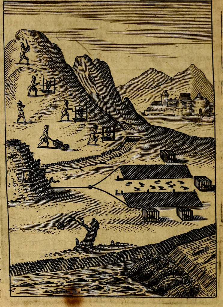 An illustration from Viridarium hieroglyphico-morale. In quo ... mores huius aevi ... explicantur, & non tantum dictis, & exemplis historiarum veterum ac recentium, ex sacris scripturis, sanctis Patribus, seu Dd. ecclesiae, poetis, philosophis, historicis cum Christianorum tum gentilium, sed etiam artificiosissimis eiconibus hieroglyphicis illustrantur, 1619, leaf 155