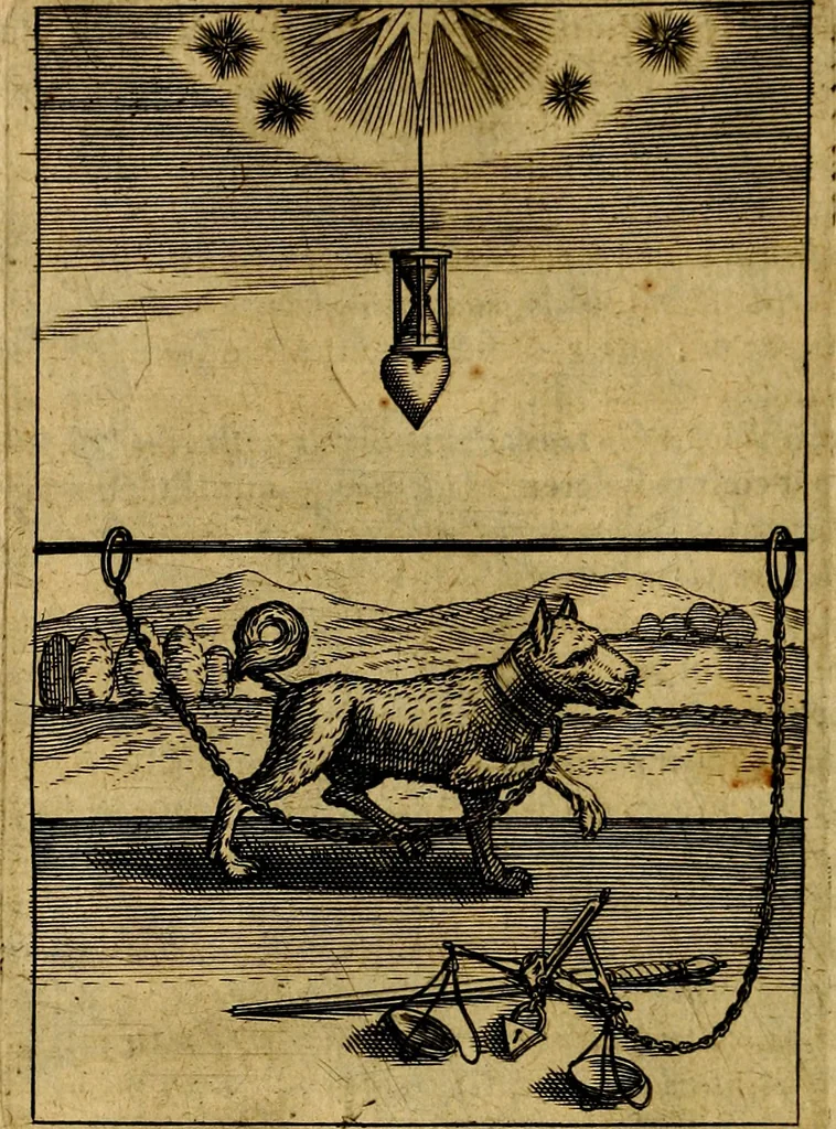 An illustration from Viridarium hieroglyphico-morale. In quo ... mores huius aevi ... explicantur, & non tantum dictis, & exemplis historiarum veterum ac recentium, ex sacris scripturis, sanctis Patribus, seu Dd. ecclesiae, poetis, philosophis, historicis cum Christianorum tum gentilium, sed etiam artificiosissimis eiconibus hieroglyphicis illustrantur, 1619, leaf 53