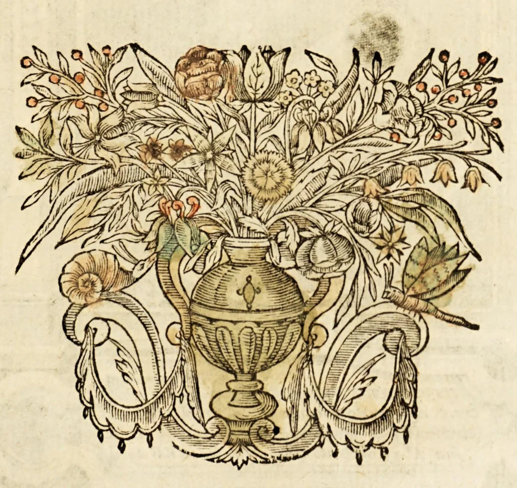 An illustration from Virorum illustrium ex ordine eremitarum D. Augustini elogia : cum singulorum expressis ad vivum iconibus., 1636, leaf 163