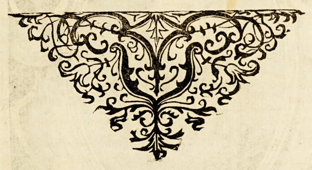 An illustration from Virorum illustrium ex ordine eremitarum D. Augustini elogia : cum singulorum expressis ad vivum iconibus., 1636, leaf 197