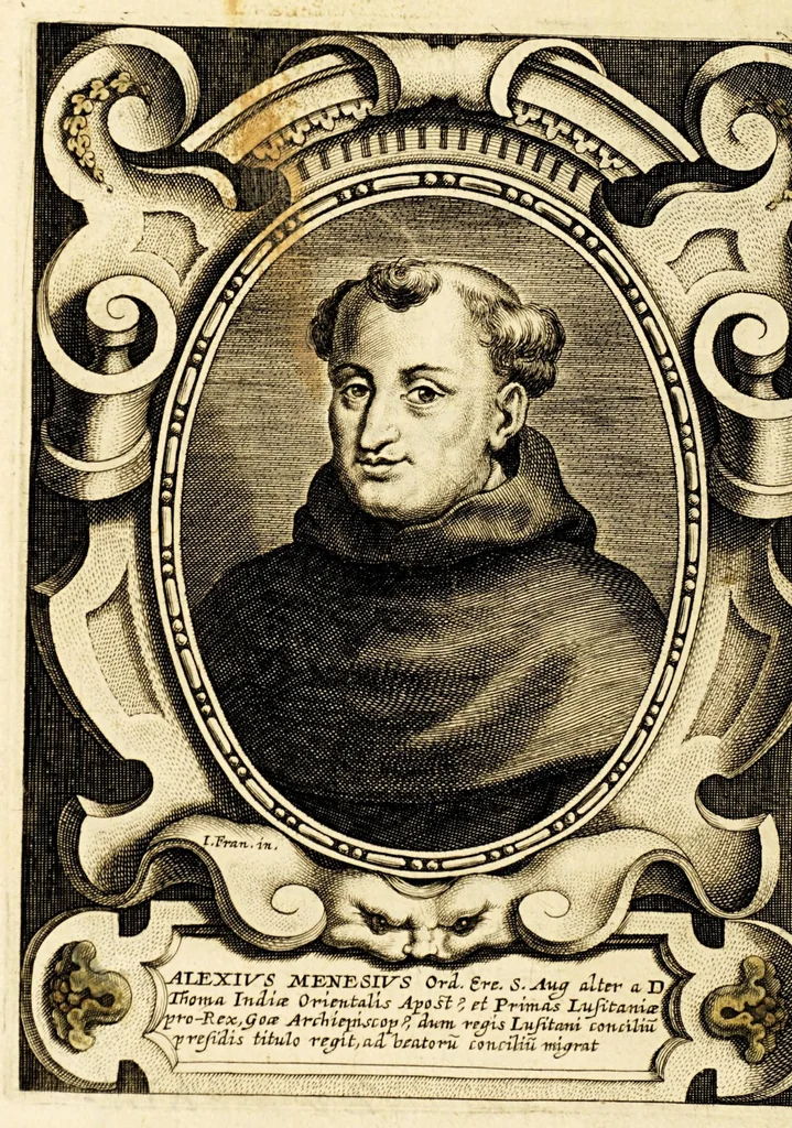 An illustration from Virorum illustrium ex ordine eremitarum D. Augustini elogia : cum singulorum expressis ad vivum iconibus., 1636, leaf 198