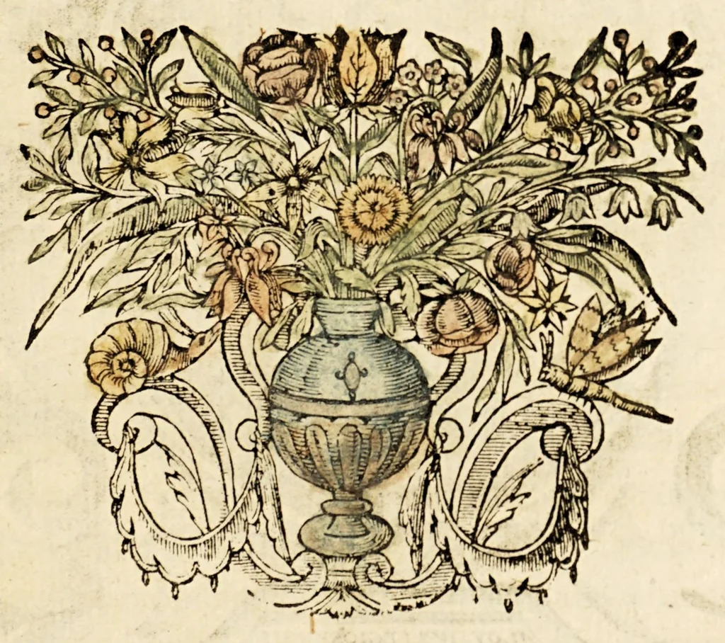 An illustration from Virorum illustrium ex ordine eremitarum D. Augustini elogia : cum singulorum expressis ad vivum iconibus., 1636, leaf 245
