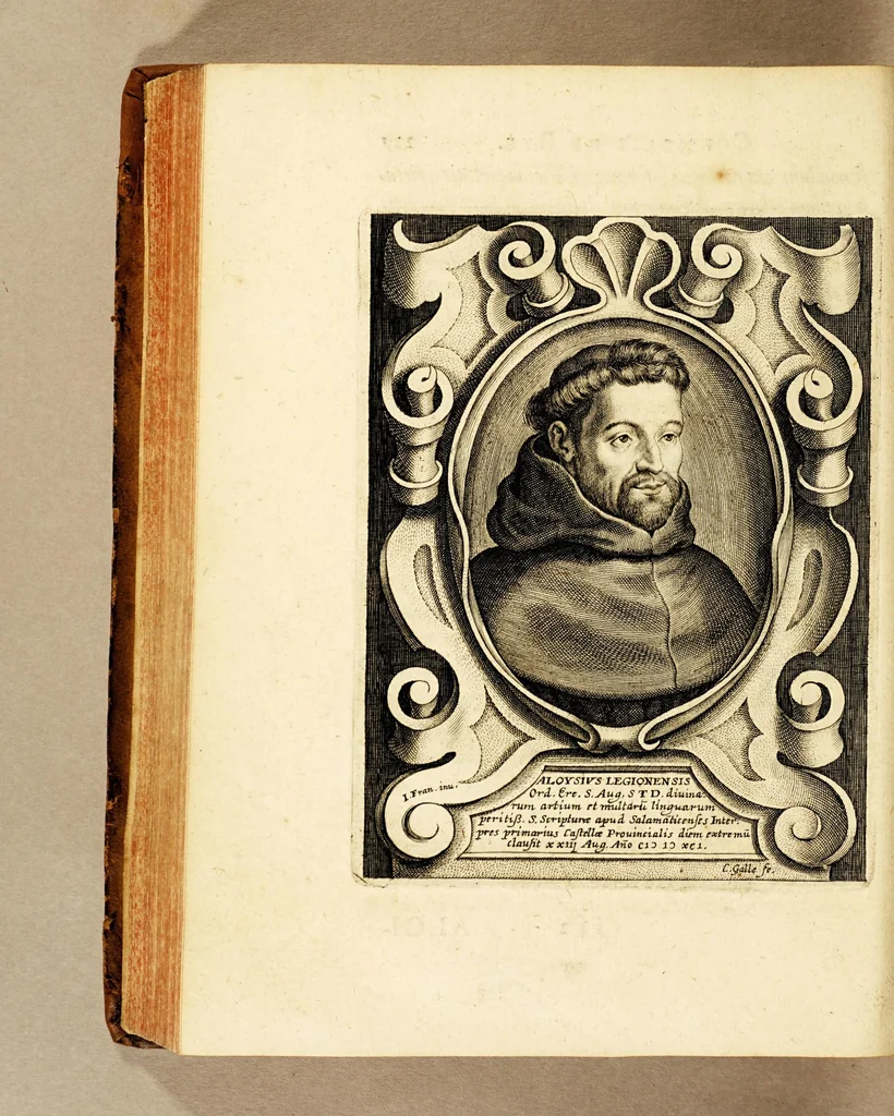 An illustration from Virorum illustrium ex ordine eremitarum D. Augustini elogia : cum singulorum expressis ad vivum iconibus., 1636, leaf 246
