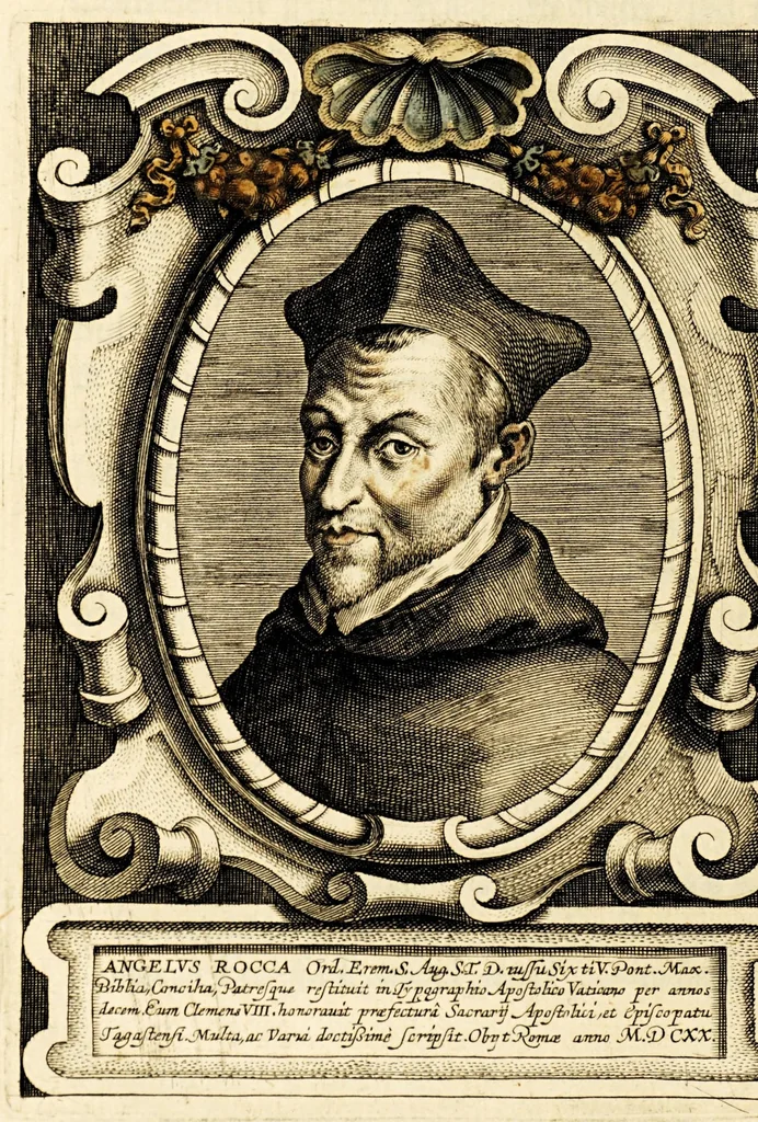 An illustration from Virorum illustrium ex ordine eremitarum D. Augustini elogia : cum singulorum expressis ad vivum iconibus., 1636, leaf 264