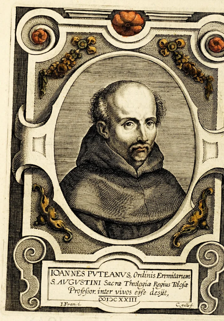 An illustration from Virorum illustrium ex ordine eremitarum D. Augustini elogia : cum singulorum expressis ad vivum iconibus., 1636, leaf 284