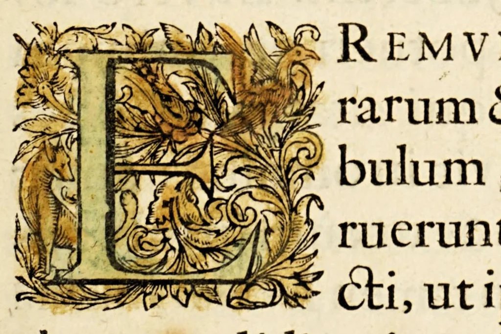 An illustration from Virorum illustrium ex ordine eremitarum D. Augustini elogia : cum singulorum expressis ad vivum iconibus., 1636, leaf 5