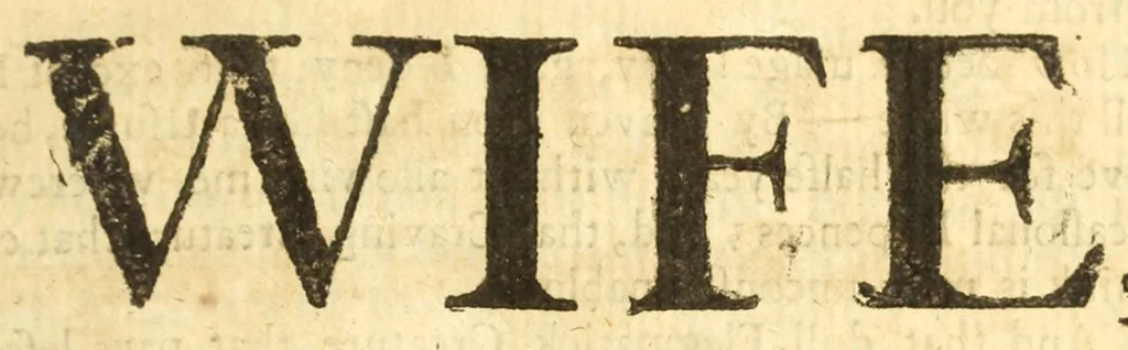 An illustration from The virtuous wife, or, Good luck at last : a comedy as it it acted at the Dukes Theater, by His Royal Highness his Servants, 1680, leaf 13