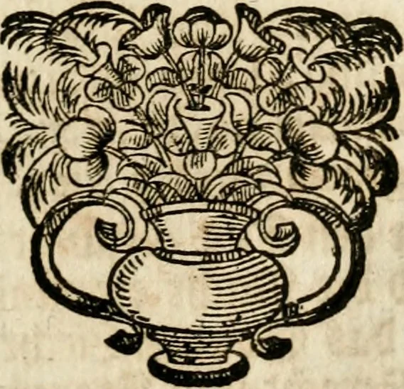 An illustration from VIrtVosIVs pantheon, Deo & sanCtIs ereCtVM, id est, Sermones panegyrici de praecipuis sacrorum ordinum fundatoribus, patriarchis, aliisque terrarum patronis, ad normam & formam Psalmo-graphi, Psal. 148.v.I : LaVDate IpsVM In eXCeLsIs : insertis nonnullis festis de B.M.V. de circumcisione Domini &c. & duodecim signis praedestinationis, quorum singula singulis mensibus praefiguntur cum symbolis chrono-graphicis, & figuris = Das ist, Lob-Predigen von denen fürnehmsten heil. Ordens-Stifftern, Patriarchen, und andern heiligen Lands-Patronen : dann auch auff etwelchen Mariae-Festtägen, und von denen 12. Zeichen der göttlichen Gnaden-Wahl, deren jedes jedem Monat vorgesetzt wird : pars [I-III], 1723, leaf 134