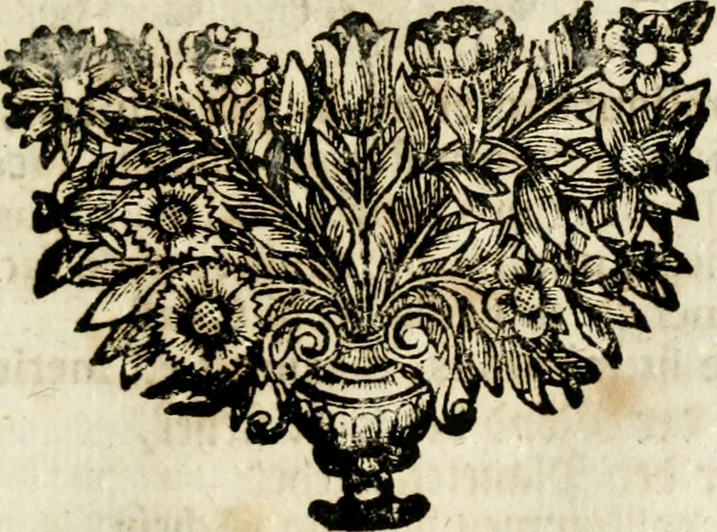 An illustration from VIrtVosIVs pantheon, Deo & sanCtIs ereCtVM, id est, Sermones panegyrici de praecipuis sacrorum ordinum fundatoribus, patriarchis, aliisque terrarum patronis, ad normam & formam Psalmo-graphi, Psal. 148.v.I : LaVDate IpsVM In eXCeLsIs : insertis nonnullis festis de B.M.V. de circumcisione Domini &c. & duodecim signis praedestinationis, quorum singula singulis mensibus praefiguntur cum symbolis chrono-graphicis, & figuris = Das ist, Lob-Predigen von denen fürnehmsten heil. Ordens-Stifftern, Patriarchen, und andern heiligen Lands-Patronen : dann auch auff etwelchen Mariae-Festtägen, und von denen 12. Zeichen der göttlichen Gnaden-Wahl, deren jedes jedem Monat vorgesetzt wird : pars [I-III], 1723, leaf 282