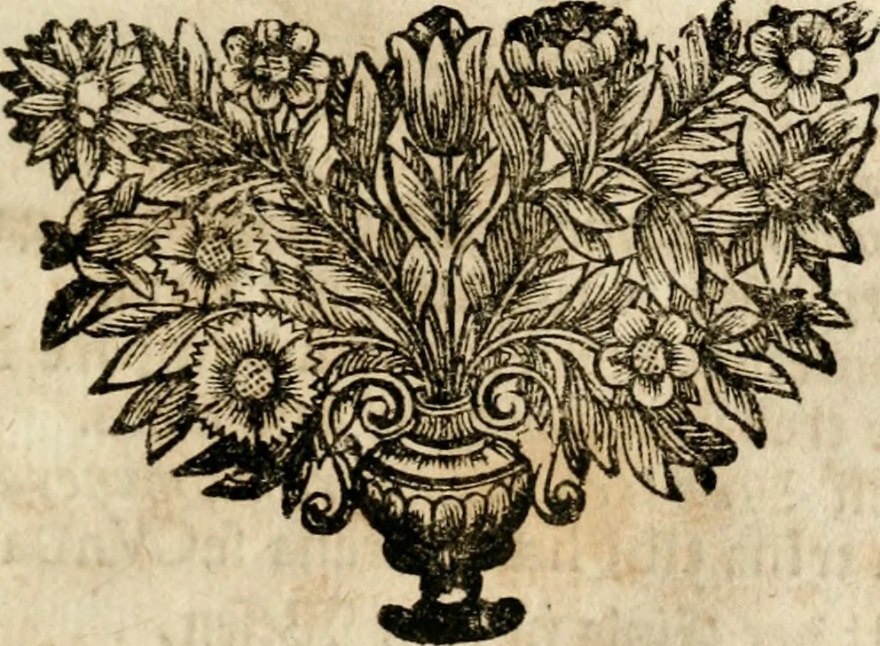 An illustration from VIrtVosIVs pantheon, Deo & sanCtIs ereCtVM, id est, Sermones panegyrici de praecipuis sacrorum ordinum fundatoribus, patriarchis, aliisque terrarum patronis, ad normam & formam Psalmo-graphi, Psal. 148.v.I : LaVDate IpsVM In eXCeLsIs : insertis nonnullis festis de B.M.V. de circumcisione Domini &c. & duodecim signis praedestinationis, quorum singula singulis mensibus praefiguntur cum symbolis chrono-graphicis, & figuris = Das ist, Lob-Predigen von denen fürnehmsten heil. Ordens-Stifftern, Patriarchen, und andern heiligen Lands-Patronen : dann auch auff etwelchen Mariae-Festtägen, und von denen 12. Zeichen der göttlichen Gnaden-Wahl, deren jedes jedem Monat vorgesetzt wird : pars [I-III], 1723, leaf 60