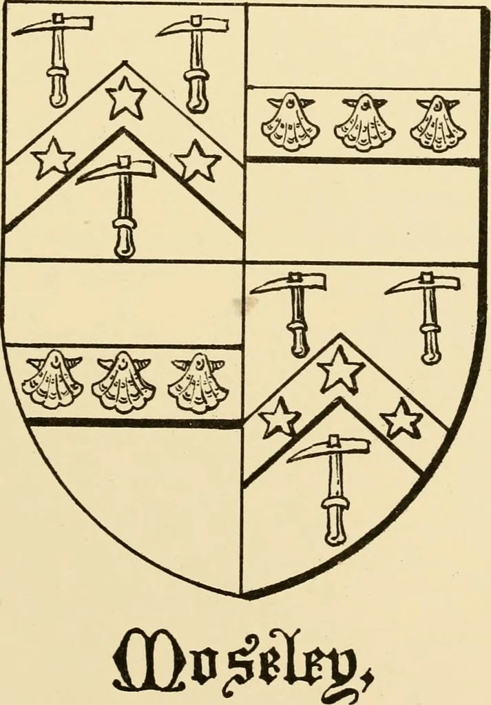 An illustration from The Visitacion of Staffordschire, 1883, leaf 126
