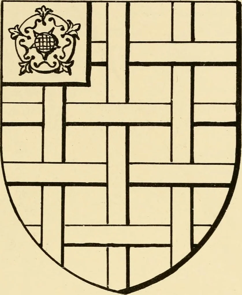 An illustration from The Visitacion of Staffordschire, 1883, leaf 190