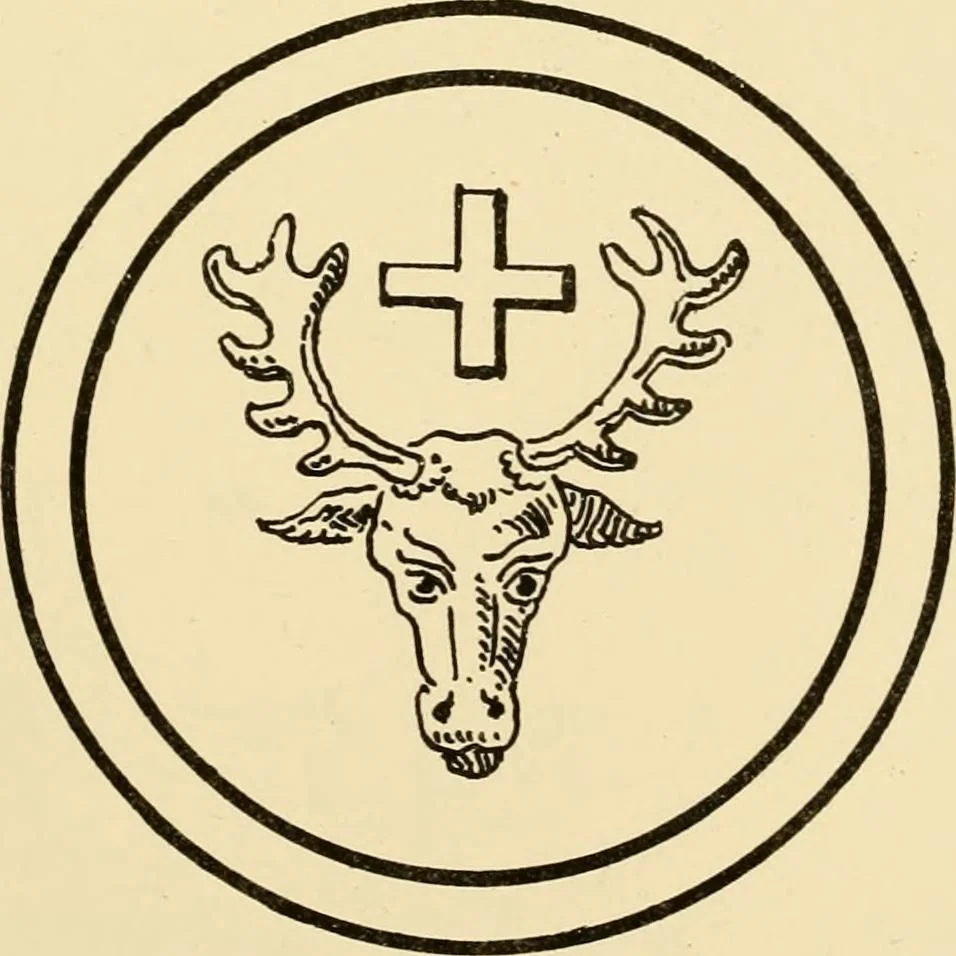 An illustration from The Visitacion of Staffordschire, 1883, leaf 190