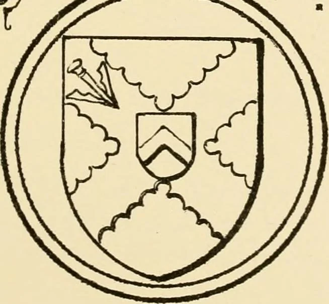 An illustration from The Visitacion of Staffordschire, 1883, leaf 62