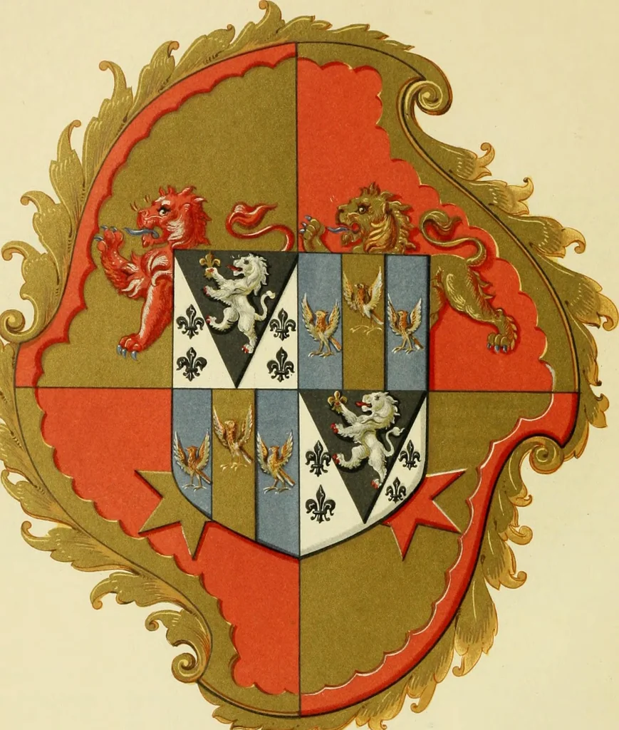An illustration from Visitation of England and Wales, 1893, leaf 119