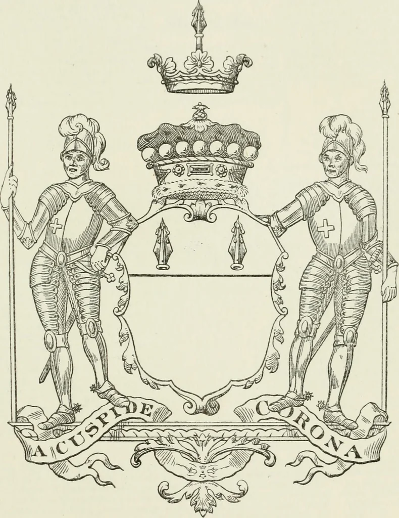An illustration from Visitation of England and Wales, 1893, leaf 132