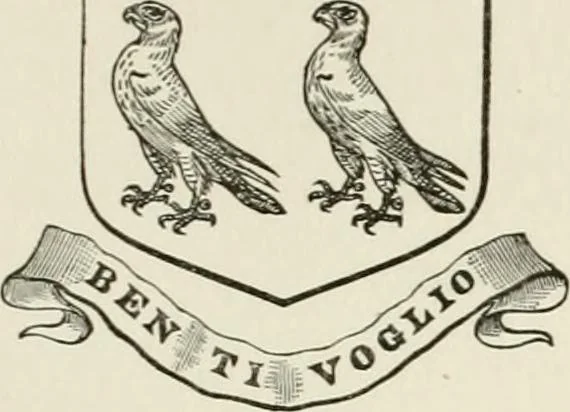 An illustration from Visitation of England and Wales, 1893, leaf 142