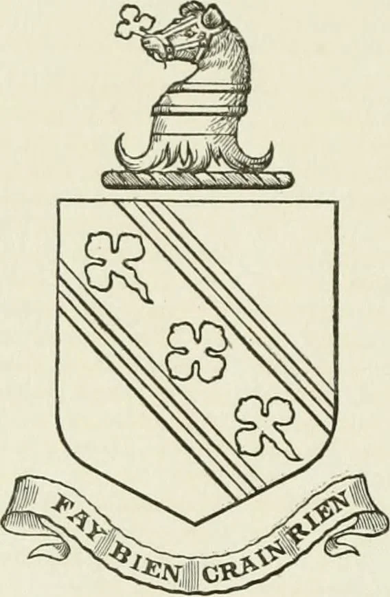 An illustration from Visitation of England and Wales, 1893, leaf 165