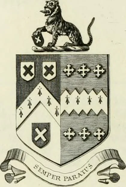 An illustration from Visitation of England and Wales, 1893, leaf 175