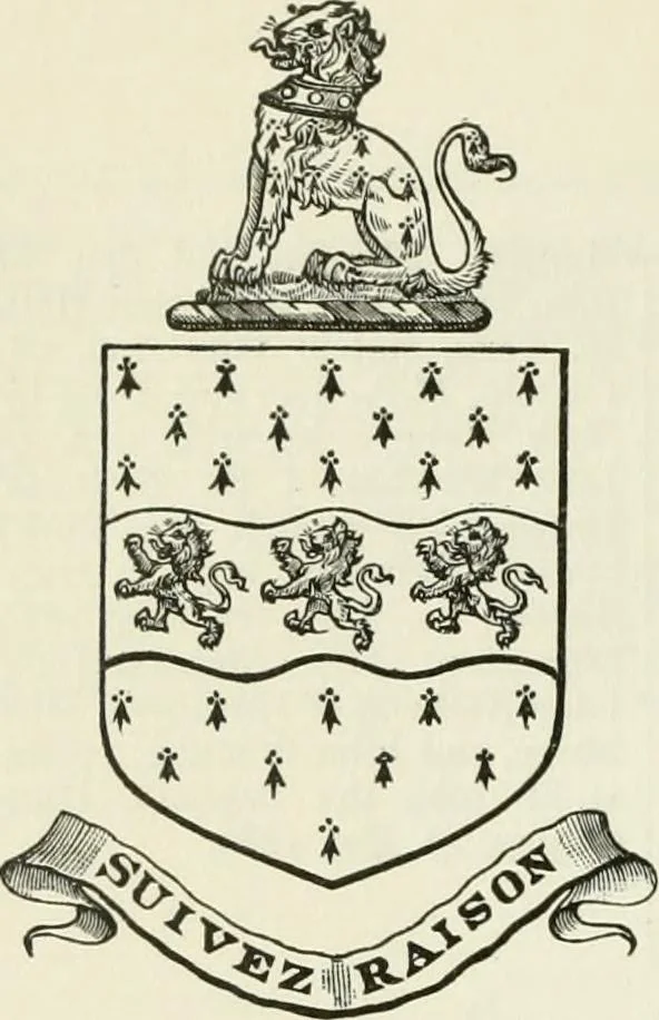 An illustration from Visitation of England and Wales, 1893, leaf 181