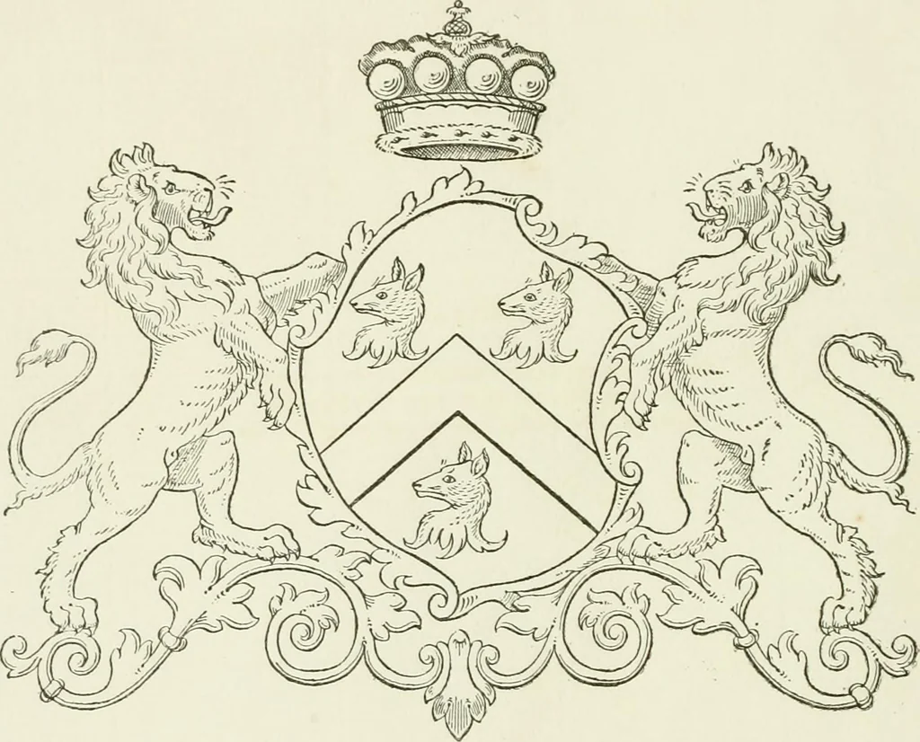 An illustration from Visitation of England and Wales, 1893, leaf 19