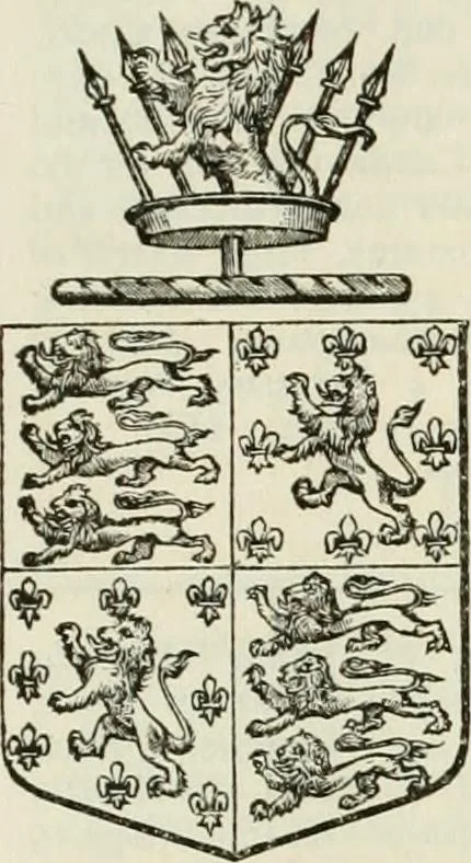 An illustration from Visitation of England and Wales, 1893, leaf 198