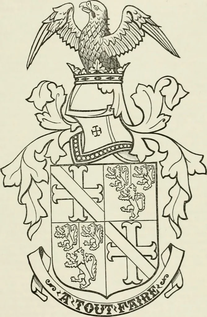 An illustration from Visitation of England and Wales, 1893, leaf 246
