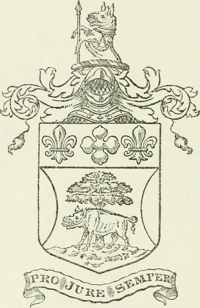 An illustration from Visitation of England and Wales, 1893, leaf 33