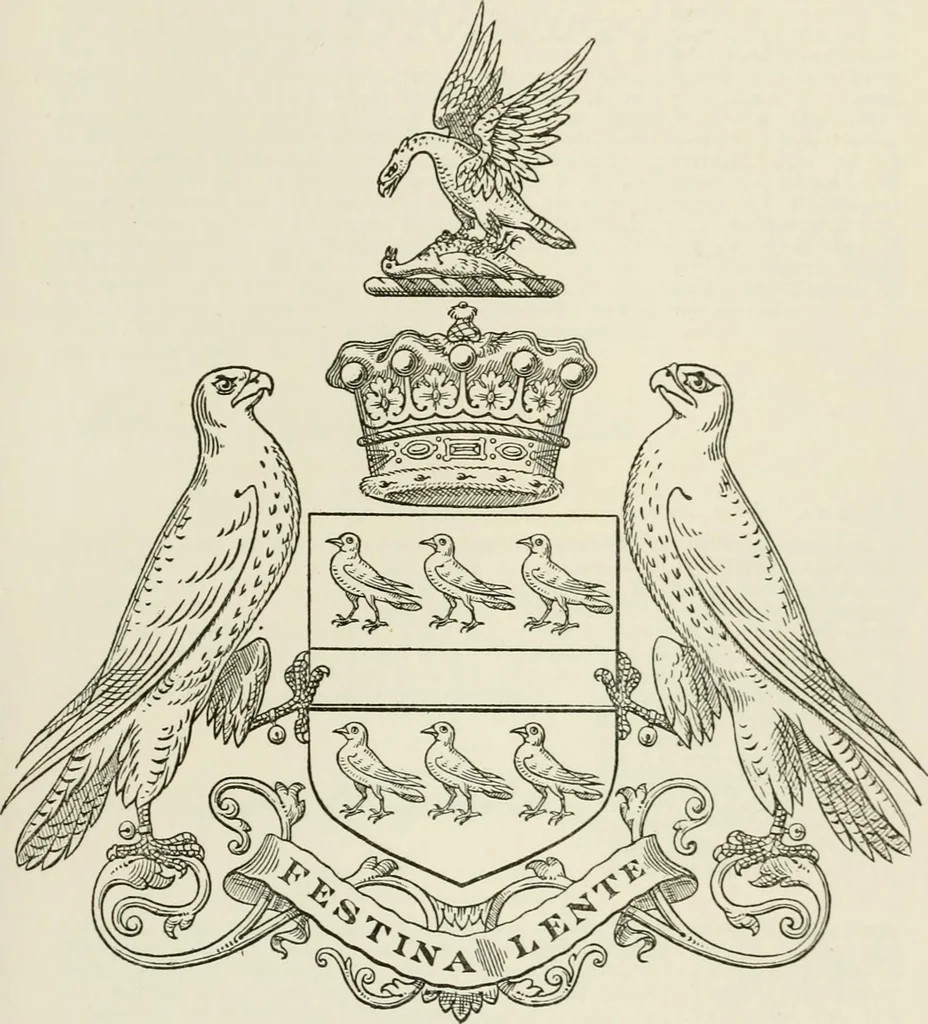An illustration from Visitation of England and Wales, 1893, leaf 62