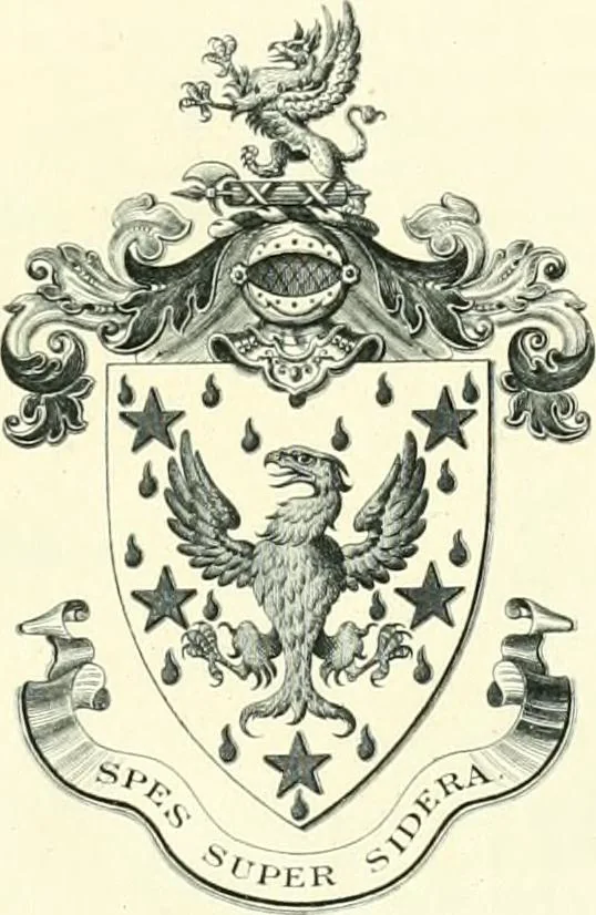 An illustration from Visitation of England and Wales, 1893, leaf 100