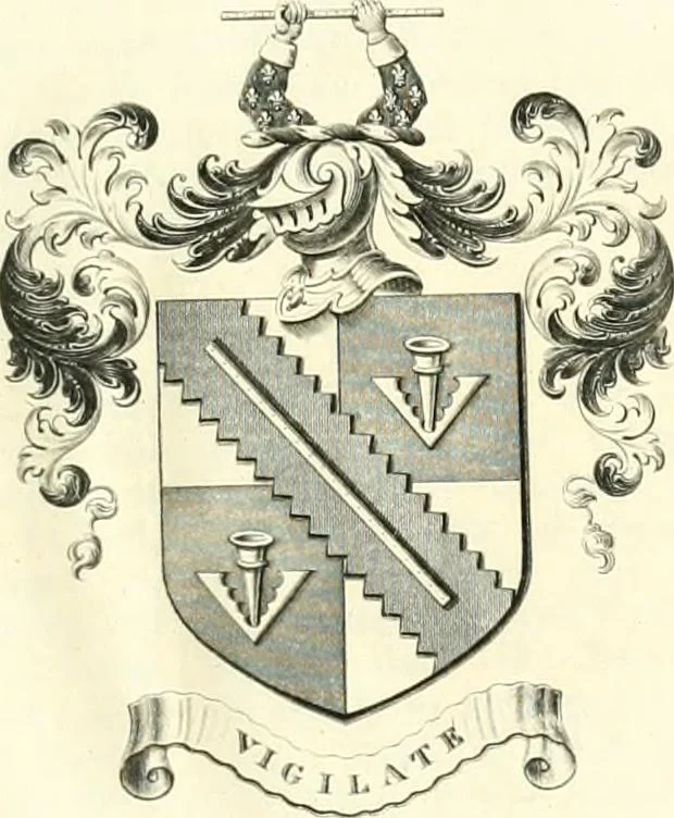 An illustration from Visitation of England and Wales, 1893, leaf 110